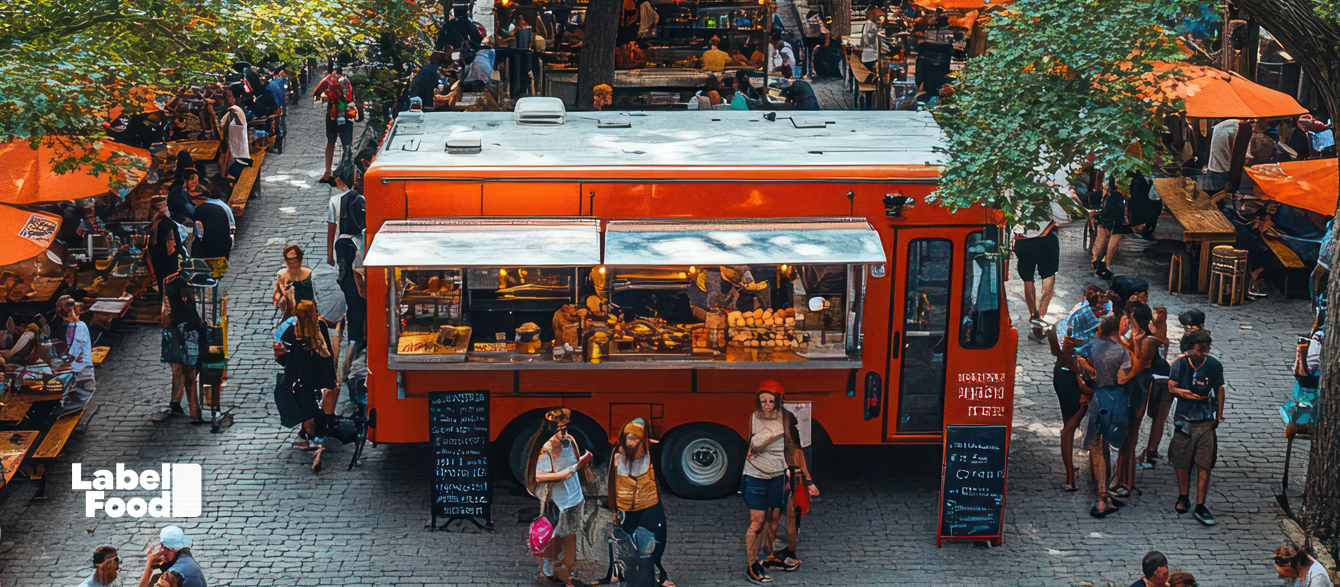 Food trucks using LabelFood for allergen labelling